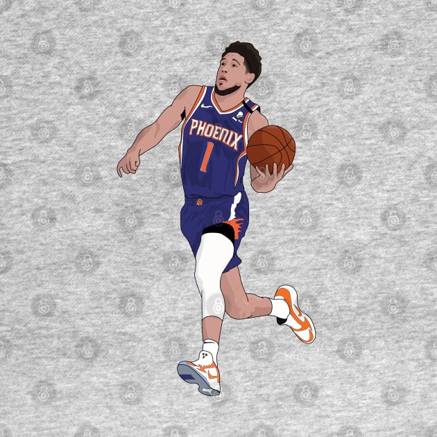 Devin Booker Phoenix Suns by xavierjfong